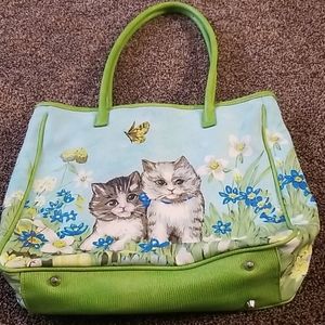 Gently used Adorable Cat Tote/Hand bag